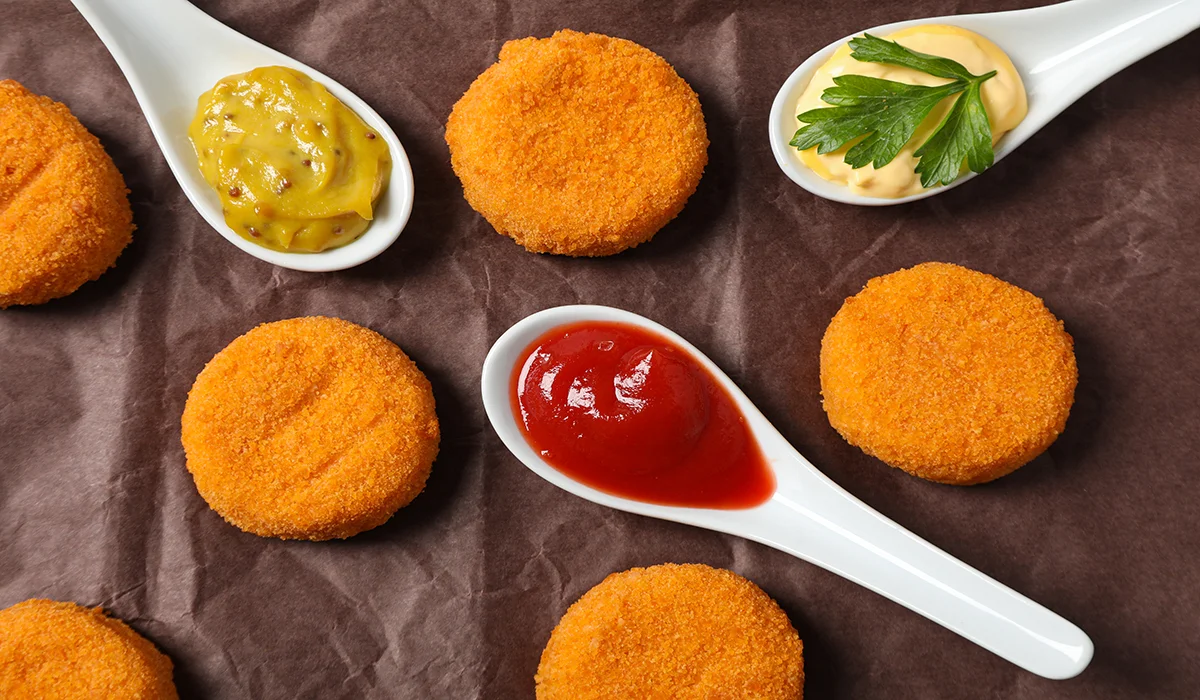 سس برای ساندویچ ناگت مرغ​