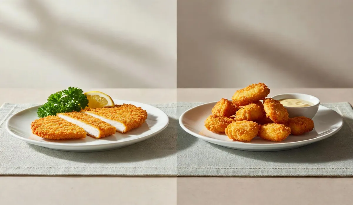 فرق شنیسل با ناگت